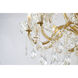 Canada LED 38.6 inch Satin Brass Chandelier Ceiling Light